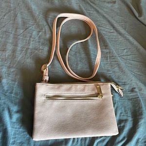 Fake leathepink crossbody